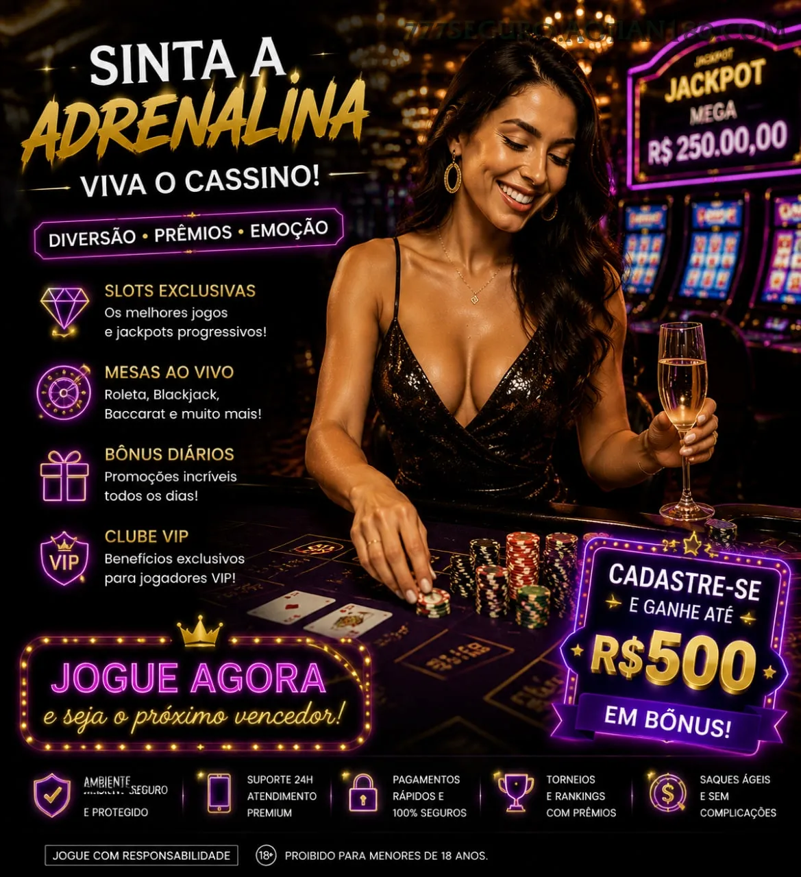 Configurações úteis dentro do app 777seguro